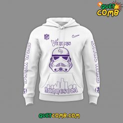 Minnesota Vikings x Storm Trooper 2024 Limited Edition White Hoodie