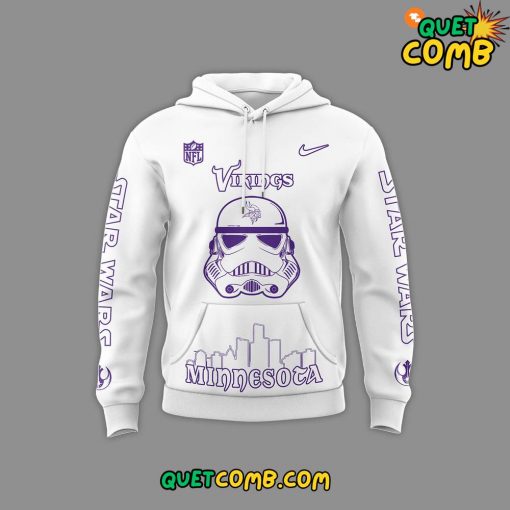 Minnesota Vikings x Storm Trooper 2024 Limited Edition White Hoodie