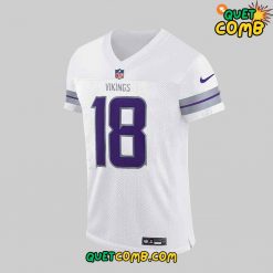 Minnesota Vikings x Winter Warrior 2024 Limited Edition White Football Jersey