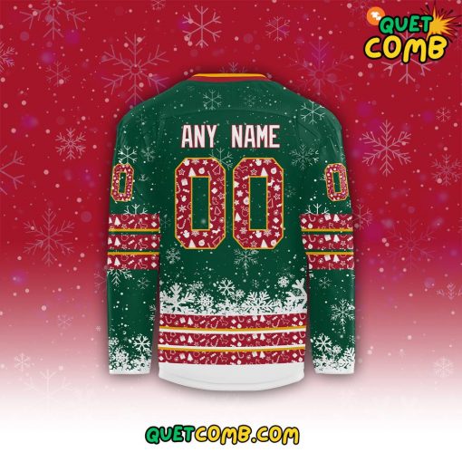 Minnesota Wild Merry Christmas 2024 Limited Edition Custom Jersey