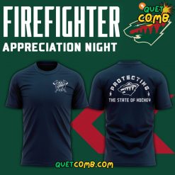 Minnesota Wild x Firefighter Appreciation Night 2024 Limited Edition Tee