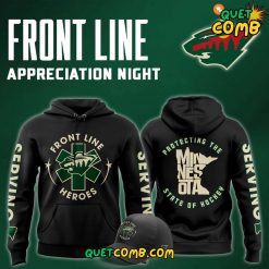 Minnesota Wild x Front Line Appreciation Night 2025 Limited Edition Hoodie