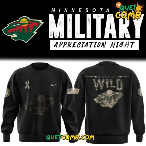 Minnesota Wild x Military Appreciation Night 2024 Sweatshirt