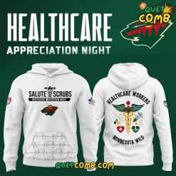 Minnesota Wild x Native American Heritage Night 2024 White Hoodie