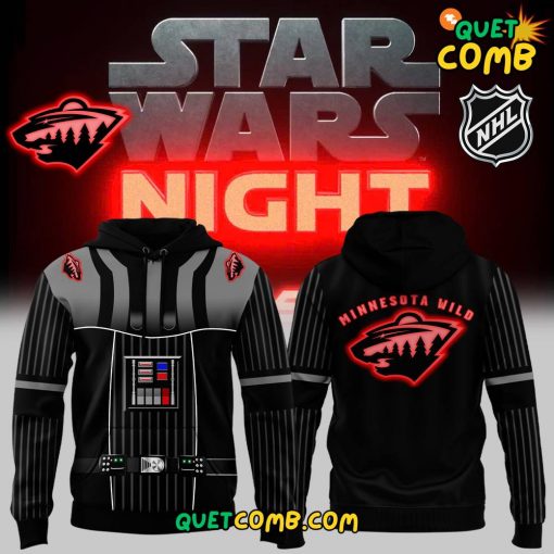 Minnesota Wild x Star Wars 2024 Limited Edition Black Hoodie