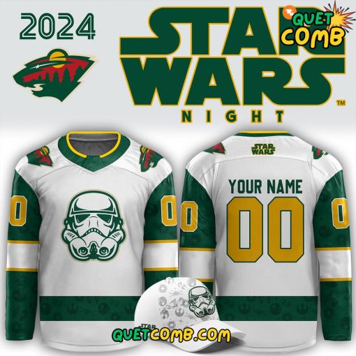 Minnesota Wild x Star Wars Night 2024 Limited Edition Hockey Jersey