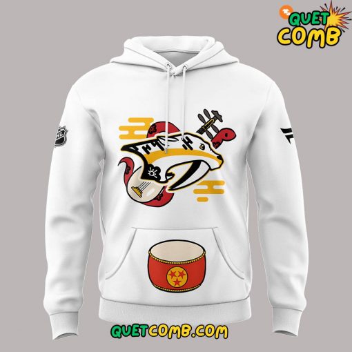 Nashville Predators x Asian Pacific Islander Music Heritage Night White Hoodie