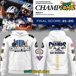 Navy Midshipmen x Armed Forces Bowl Champions Limited Edition Hoodie