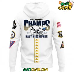 Navy Midshipmen x Armed Forces Bowl Champions Limited Edition Hoodie