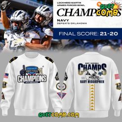 Navy Midshipmen x Armed Forces Bowl Champions Limited Edition Sweatshirt