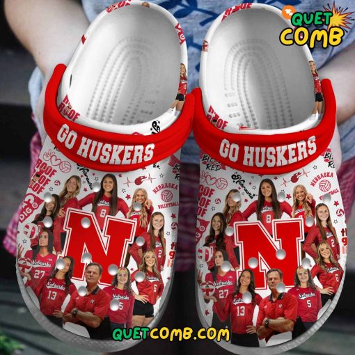 Nebraska Cornhuskers Women’s Volleyball 2024 Red Crocs