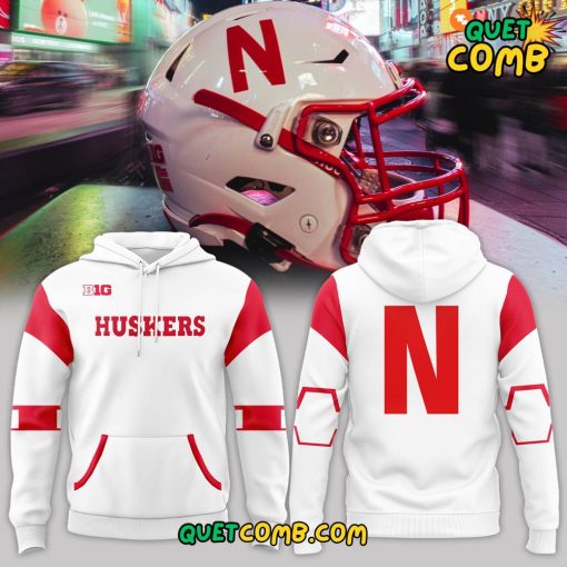 Nebraska Cornhuskers x Pinstripe Bowl Limited Edition White Hoodie