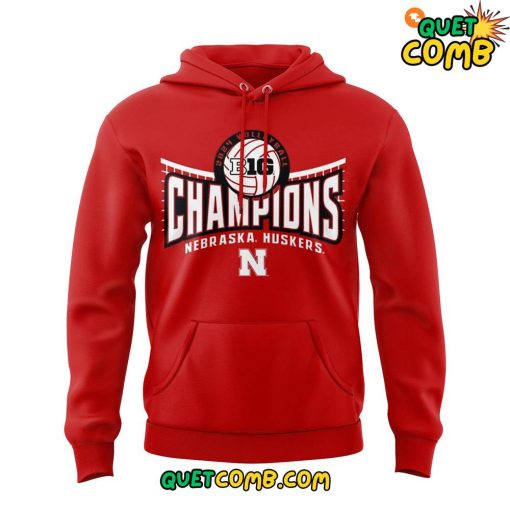 Nebraska Huskers Back-to-Back Big Ten Women’s Champions Hoodie