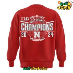 Nebraska Huskers BacktoBack Big Ten Womens Champions Sweatshirt