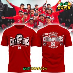 Nebraska Huskers Back-to-Back Big Ten Women’s Champions Tee