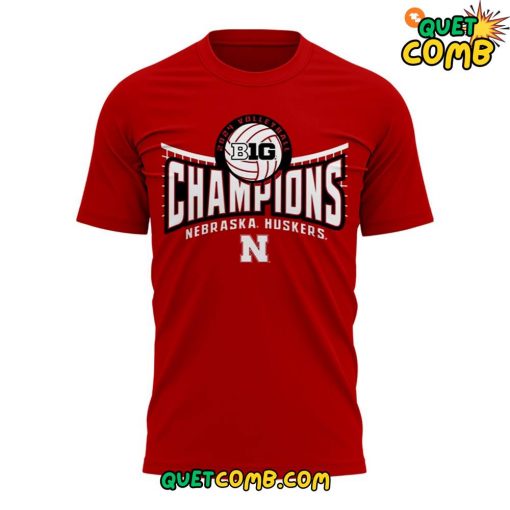 Nebraska Huskers Back-to-Back Big Ten Women’s Champions Tee