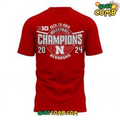 Nebraska Huskers BacktoBack Big Ten Womens Champions Tee