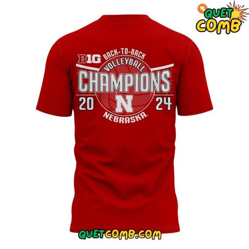 Nebraska Huskers Back-to-Back Big Ten Women’s Champions Tee