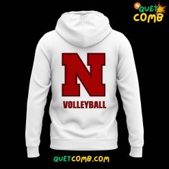 Nebraska Huskers BacktoBack Big Ten Womens Champions White Hoodie