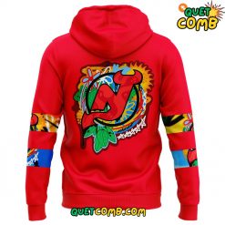 New Jersey Devils Hispanic Heritage Night 2024 Red Hoodie