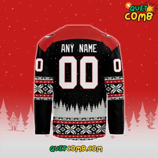 New Jersey Devils Merry Christmas 2024 Custom Hockey Jersey