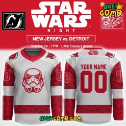 New Jersey Devils Star Wars Night 2024 Custom Hockey Jersey