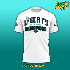 New York Liberty WNBA Finals Champions 2024 White Tee