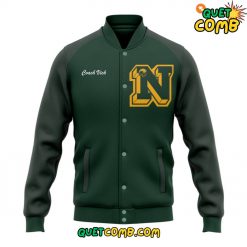 Norfolk State Football “Coach Vick” Limited Edition Green Baseball Jacket