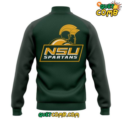 Norfolk State Football “Coach Vick” Limited Edition Green Baseball Jacket