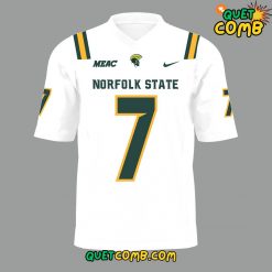 Norfolk State Football “Coach Vick” Limited Edition White Football Jersey