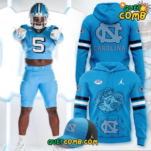 North Carolina Tar Heels Football 2024 Limited Edition Blue Hoodie