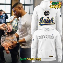 Notre Dame Fighting Irish x Marcus Freeman 2024 Limited Edition White Hoodie