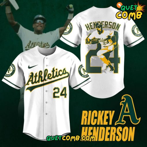 Oakland Athletics x Rickey Henderson 2024 Limited Edition Baseball Jersey