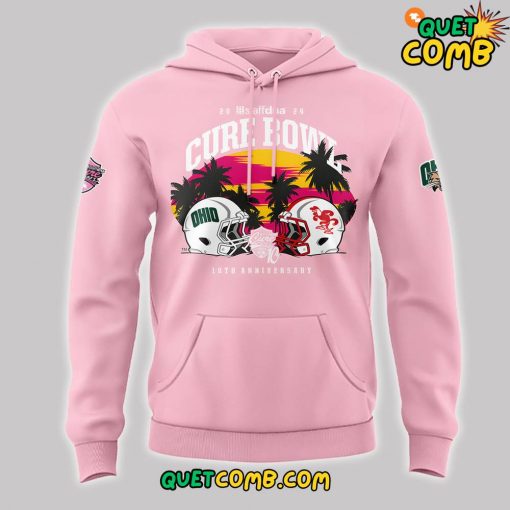 Ohio Bobcats x Cure Bowl Champions 2024 Limited Edition Pink Hoodie