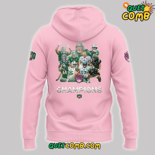 Ohio Bobcats x Cure Bowl Champions 2024 Limited Edition Pink Hoodie