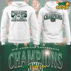 Ohio Bobcats x MAC Champions 2024 Limited Edition White Hoodie