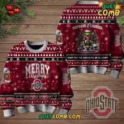 Ohio State Buckeyes Merry Christmas 2024 Limited Edition Sweater