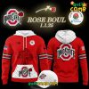 Ohio State Buckeyes Rose Bowl Game 2025 White Hoodie