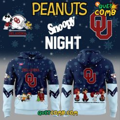 Oklahoma Football x Peanuts Snoopy Christmas 2024 Hoodie