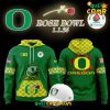 Oregon Duck x Rose Bowl Game 2025 Playoff White Hoodie