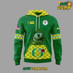 Oregon Duck x Rose Bowl Game 2025 Playoff Limited Edition Green Hoodie