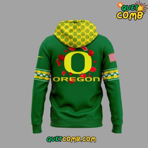 Oregon Duck x Rose Bowl Game 2025 Playoff Limited Edition Green Hoodie