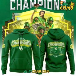 Oregon Ducks x Big Ten Football Conference Championship 2024 Green Hoodie