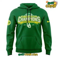 Oregon Ducks x Big Ten Football Conference Championship 2024 Green Hoodie