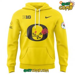 Oregon Ducks x Rose Bowl Game 2024 Limited Edition Yellow Hoodie