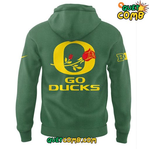 Oregon Ducks x Rose Bowl Game 2025 Limited Edition Green Hoodie