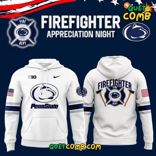 Penn State Football x Firefighter Appreciation Night 2024 Limited Edition Hoodie