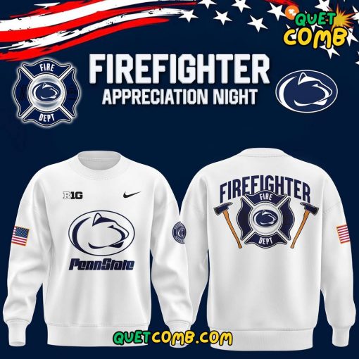 Penn State Football x Firefighter Appreciation Night 2024 Limited Edition Sweatshirt