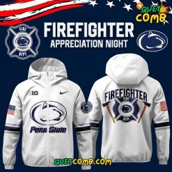 Penn State Football x Firefighter Appreciation Night 2024 Limited Edition Windbreaker Jacket