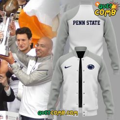 Penn State Nittany Lions x James Franklin 2024 Limited Edition Grey Baseball Jacket